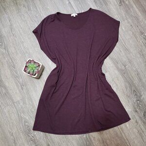 Wilfred Free Burgundy Knit Dress w Pockets Sz S